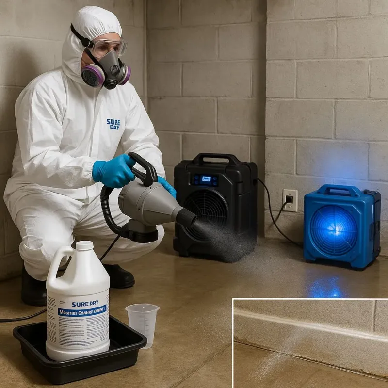 Sanitization and Odor Removal process in Anderson, CA