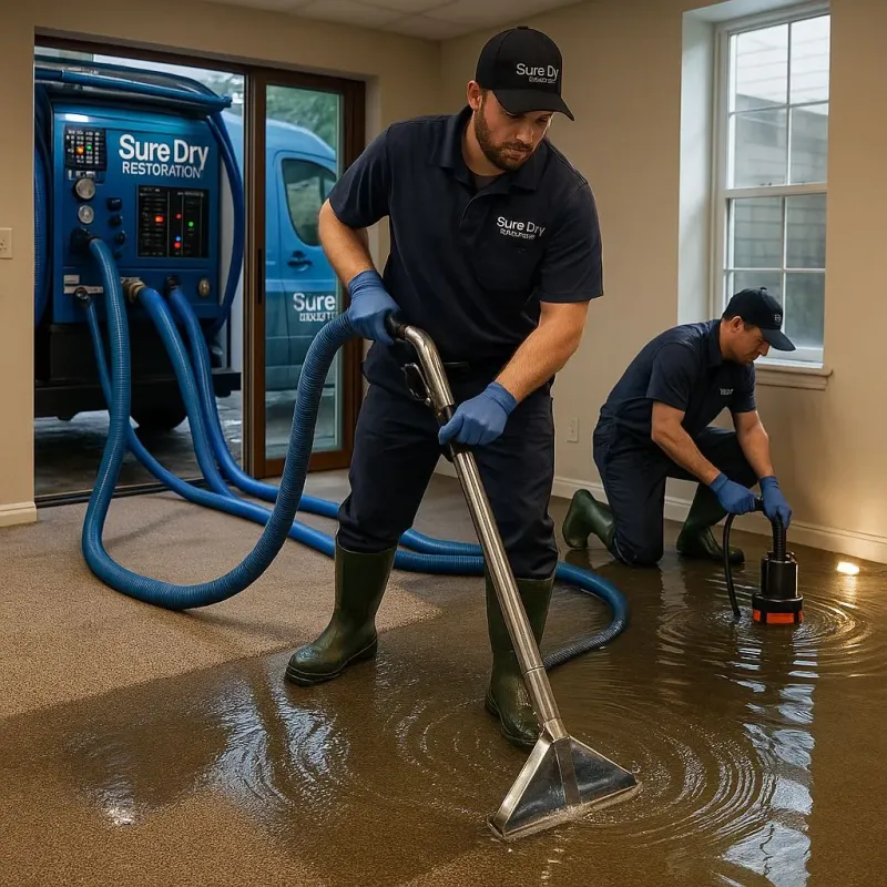Water Extraction and Removal process in Anderson, CA